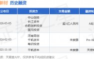 【投融资动态】禾邦新材A轮融资，融资额超1亿人民币，投资方为中山创投、长江资本等