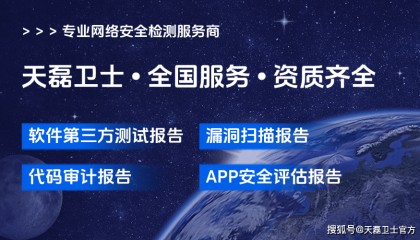 漏洞扫描报告，软件第三方测试报告，代码审计报告，APP安全评估报告