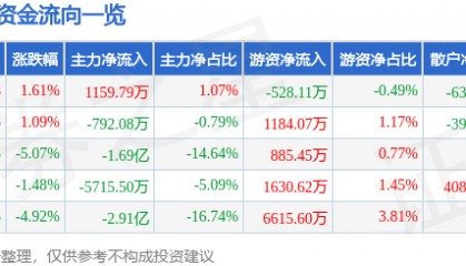 股票行情快报：拓尔思（300229）12月19日主力资金净买入1159.79万元