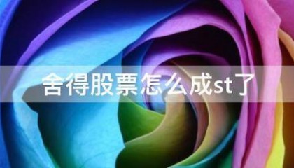 舍得股票怎么成st了