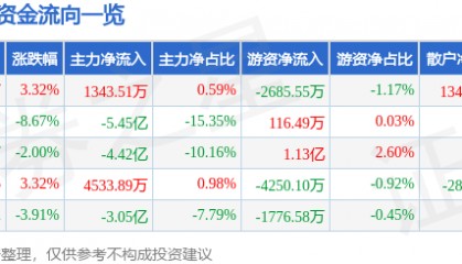 股票行情快报：拓尔思（300229）2月19日主力资金净买入1343.51万元