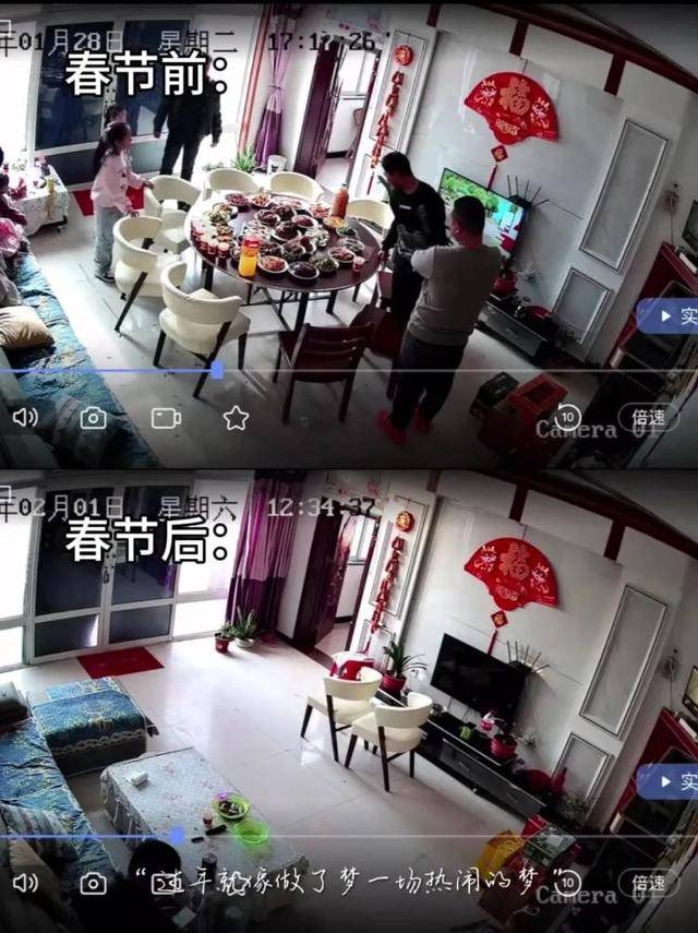 “原来年兽是我自己”,监控记录下中国人过年的聚散:像做了一场热闹的梦