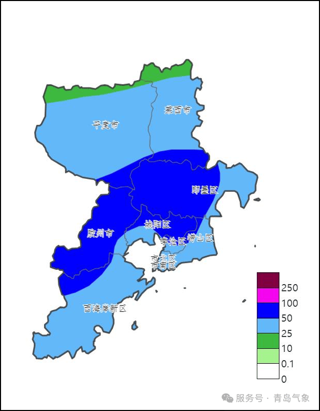 就在今天！青岛中雨到大雨，局部暴雨！伴有雷电+短时强降水+大风！接下来高温暂停，持续到→