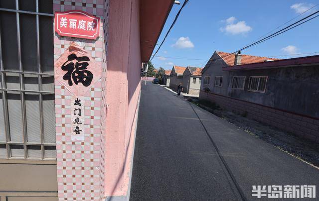 即墨尹家村万亩沥青路通车 秋收运输告别"颠簸时代"