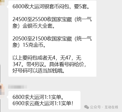 金银币市场的藏与炒
