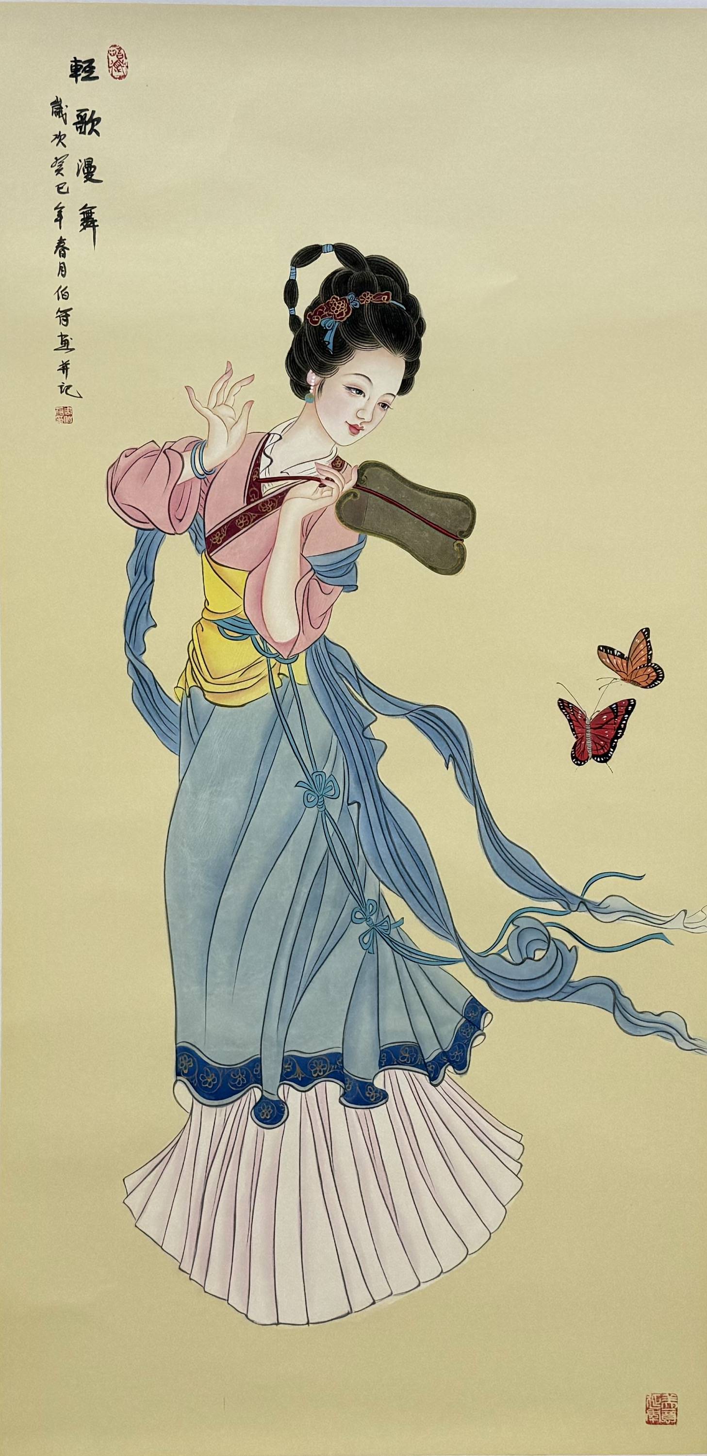 周伯符人物作品在保利得最高以168万人民币拍卖