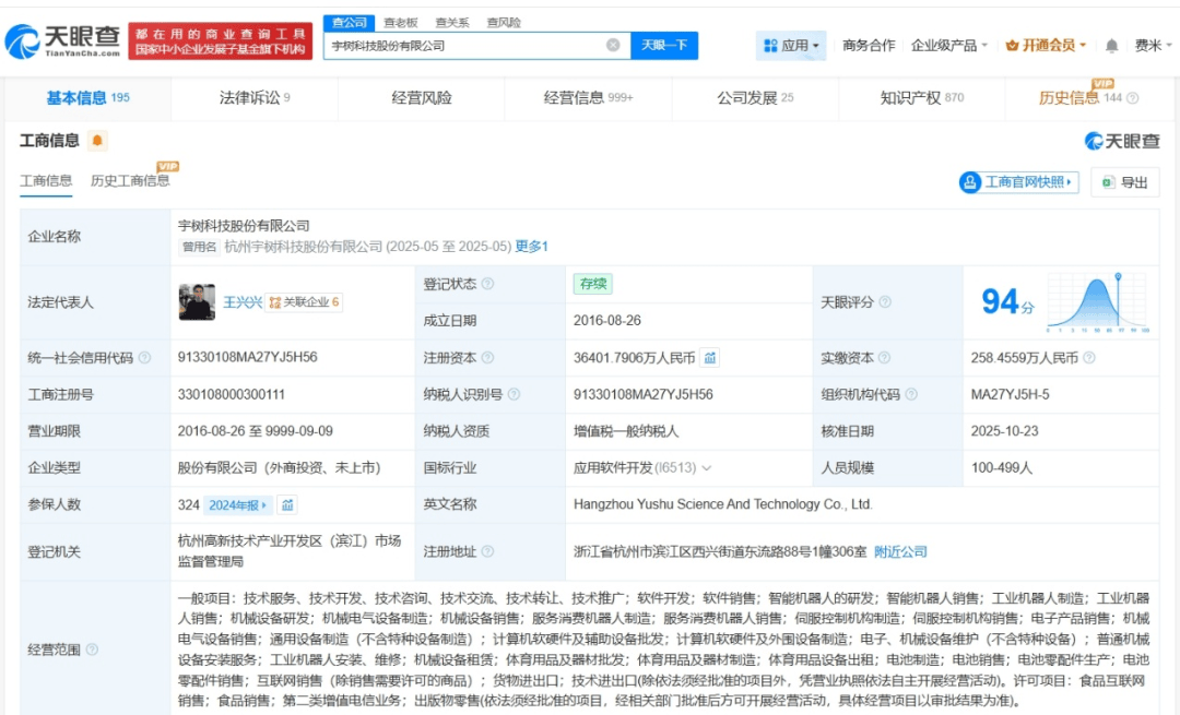 “雷军致谢”话题出圈！宇树科技股东阵容藏玄机